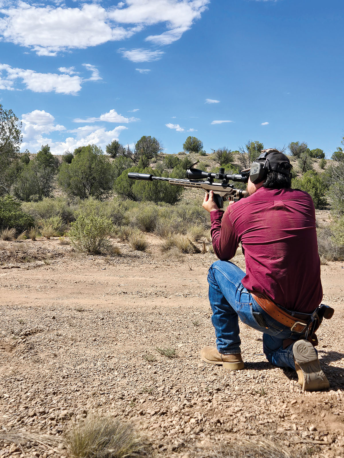 While attending Gunsite Academy in Paulden, AZ both rifles were put to the test through a gauntlet of field shooting positions and various exercises.